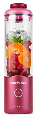 nutribullet Batidora portátil Flex NBPB50200WC, rojo rubí