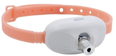 WildOath Rechargeable Cat Laser Collar, Interactive Pet Toy, USB Type-C Charging, Adjustable Snap Design, Orange, Mint Green (Orange)