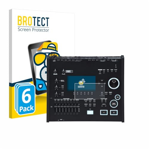 BROTECT Schutzfolie für Roland V71 | 6 Stück Entspiegelnder Displayschutz Made in Germany Matte Displayschutz-Folie Anti-Reflex Anti-Fingerprint Einfache Montage
