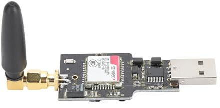 Jenivaint Module GSM GPRS, Modem de Communication Fil USB SIM800C avec Transmission de Données SMS Vocales Bluetooth, pour Réseau GSM GPRS 850 900 1800 1900 MHz
