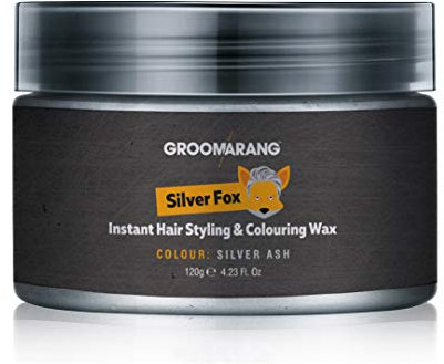 Groomarang Silver Fox Instant Free Style Hair Styling und Färbung Wachs Grey Temporary Dye Groom-41