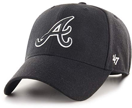 47 Atlanta Braves Black MLB Most Value P. Snapback Cap 47 - One-Size