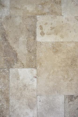 Piastrella travertino in pietra naturale beige piastrelle medicazione romana Chiaro travertino antico per pavimenti pareti bagno WC doccia cucina specchi piastrellati rivestimento per vasca da bagno