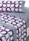 SABANALIA - Juego de sábanas Estampadas Aros | 4 Piezas | Dos Fundas de Almohada, Bajera Ajustable y sábana encimera | Cama 180 | Color Lila | (Disponible en Varios tamaños y Colores)