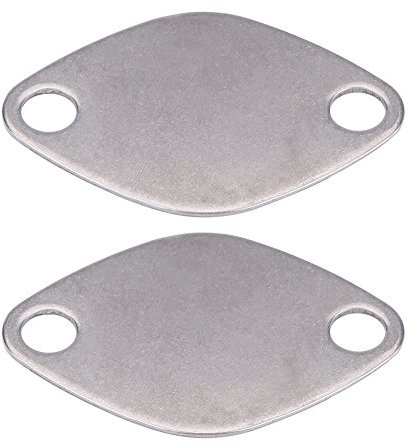 EGR-Ventil-Blindblock, Keenso 8mm 2-tlg. EGR-Ventil-Blindblock-Platten ersetzen