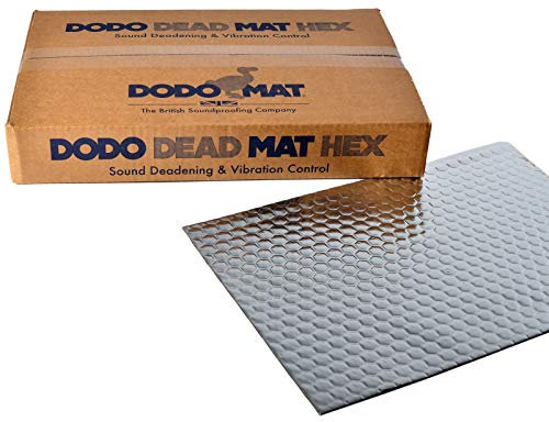 Dodo Mat DEADN Hex sound deadening mat, 30 Sheets, 30 sq.ft (2.8sq.m), car & van sound proofing, vibration damping
