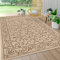 JONATHAN Y SMB106A-8 Charleston Vintage Filigrangewebe Teppich für drinnen und draußen, leicht zu reinigen, Schlafzimmer, Küche, Garten, Terrasse, Nicht fusselnd, 240 cm x 300 cm, Beige/Braun