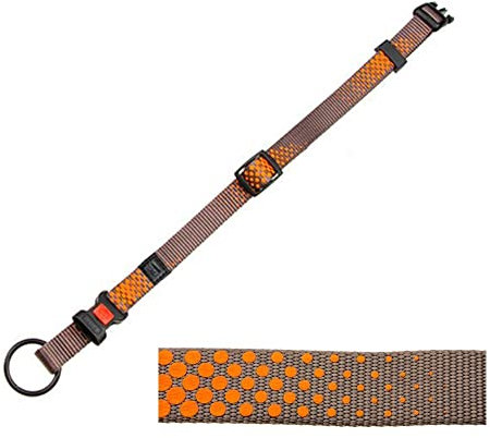 Karlie Art Sportiv Plus Halsband verstellbar mit gedrucktem Motiv Mix and Match L: 20 - 35 cm B: 10 mm Dots