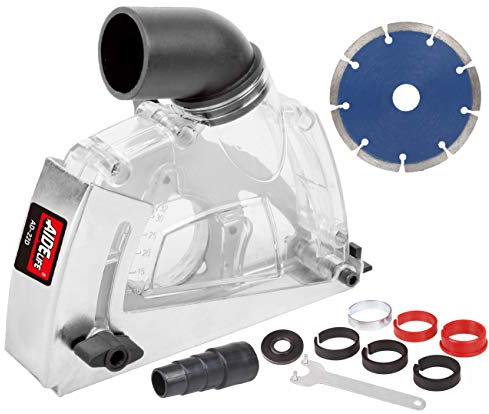 Aidelife Cutting Dust Shroud for Angle Grinders 115mm/125mm + Diamond Saw Blade 125mm