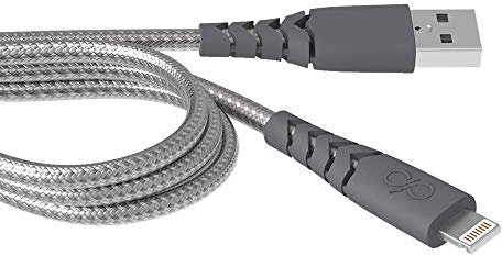 Force Power Câble de charge renforcé Lightning 1.2 m Gris