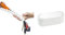 D-Line CZ252.5W Flexibler Kabelkanal | Länge 2,5 m, Durchmesser 25 mm - Weiß & Kabelbox EU/CTUSMLW/SW, Kabelmanagement-Box zum Kabel verstecken bei Kabelsalat – Klein, Weiß