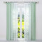 SCHOAL Gardinen mit Kräuselband Transparente Vorhänge Voile Fensterschal Modern Gardinenschal Farbverlauf 2 Stück BxH 140x245cm Grün