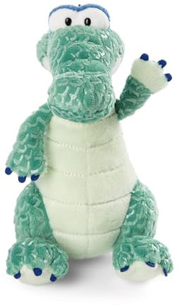 NICI Kuscheltier Krokodil Croco McDile 21cm – Nachhaltiges Plüschtier Krokodil für Mädchen, Jungen & Babys – Flauschiges Stofftier Krokodil zum Kuscheln & Spielen – Schmusetier der Wild Friends