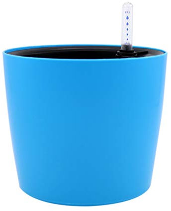 TOPBATHY Jardinière Auto-arrosante pour Fleurs Intérieur Pot De Fleurs avec Indicateur De Niveau Eau Design Unique Et Facile à Utiliser