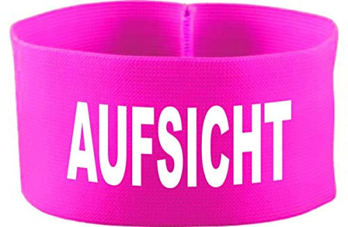 Kleiner Fratz gummielastische Armbinde 5 cm Bedruckt mit Aufsicht (Farbe neonpink) (Gr. Senior - 28 cm)