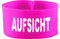 Kleiner Fratz gummielastische Armbinde 5 cm Bedruckt mit Aufsicht (Farbe neonpink) (Gr. Senior - 28 cm)