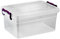 Best House | 2 PCS Plastic Storage Box with Lids | 3 Litres | SMALL Size | Storage Containers Use for Home, office, Kitchen, Toys and Goods (3 Litres)