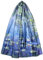GFM® Seidenmischung Malkunst basierter Schal (VSLK-Monet-Wasserlilie)