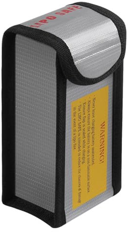 Fire Retardant Lipo Bags, Battery Packs for Charging and Storage Battery Protective Cover Bag Protective Case for Lipo Battery |DJI Mini 2 | Mavic 3 Battery