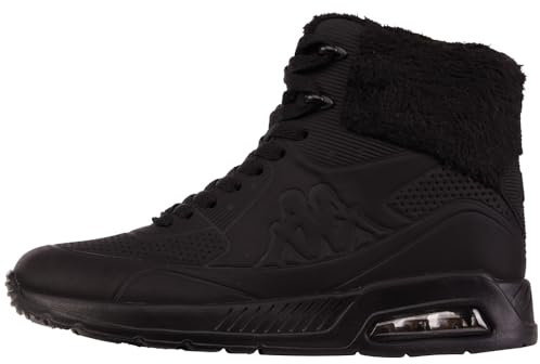 Kappa Unisex Harlem EMB MID OC Women Sneaker, Schwarz, 40 EU