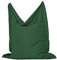 MB MILLINDABAG Rechteckig Sitzsack für Kinder Jugendliche und Erwachsene Beanbag Sitzen & Liegen Indoor & Outdoor Gaminggeignet & bereits gefüllt Sitzkissen (Dunkelgrün, M - 100 X 145 cm)