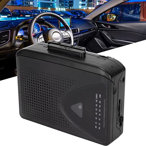 Cassette Players Recorders FM AM Radio Tape Player,Portable Cassette Player Classic Style Compact Tape Recorder Multifunction Supports AM FM Radio Stereo