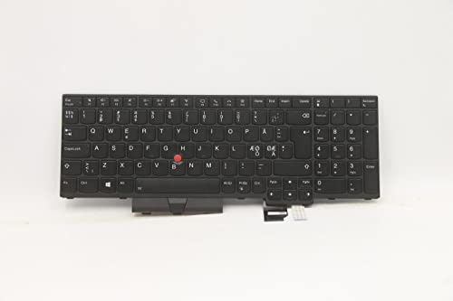 Lenovo 5N20Z74856 ricambio per laptop Tastiera (FRU CS20 P Keyboard Num BL - [Transimage] Nordic - 5N20Z74856, Keyboard, Nordic, Lenovo, ThinkPad P15 Gen 1 [20ST, 20SU] - Warranty: 3M)