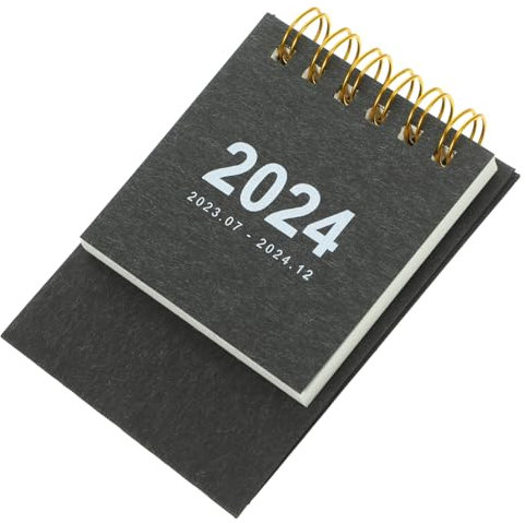 ABOOFAN Monatskalender Taschenkalender Stehender 2024 Zum Aufhängen Für Zu Hause Umblättern Wand Groß Kleiner Tisch Mini Büro Papier