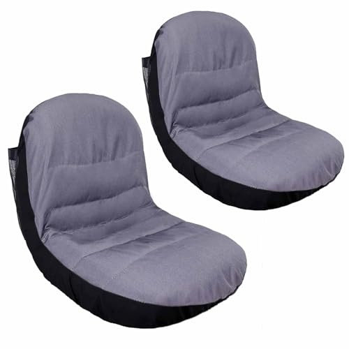 Universal-Sitzbezug für Rasenmäher, kompatibel mit John Deere, Craftsman, Cub Cadet, Kubota, wasserdichter Sitzbezug, passend für Traktorsitz-Rückenlehnen 31,8 cm – 35,6 cm hoch, ohne Armlehnen, 2