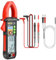 Digitale Multimeter Stromzange, Strommesszange mit intelligenter Stimme 6000 Zählungen: Elektriker-Tester mit Taschenlampe, misst Wechselstrom, AC/DC-Spannung, Widerstand, Dioden