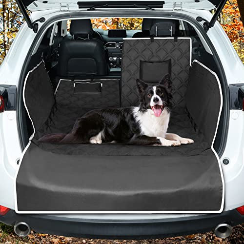 KYG Protector para maletero de perro, antideslizante, resistente, para coche, fácil de limpiar, impermeable, resistente a los arañazos, alfombrilla protectora para maletero de 72,83 x 34,5 pulgadas,