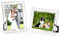 2 PCS Cadre Photo en Verre 13x18, Cadre Photo Verre Transparent, Cadre Photo 13x18 Argenté, Cadre Photo Mariage Portrait, Cadre Photo de Bureau, Anniversaire Cadeau de Noël, Horizontal ou Vertical