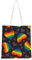FUkker Tragetasche, Canvas-Tasche, neuartige Tragetasche mit langem Griff, Umhängetasche, Einkaufstasche, wiederverwendbare Tasche, LGBT Pride Schwules Regenbogenherz