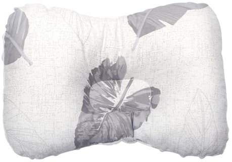 champracer Kindkissen, Kindkissen zu Flathead Kindkissen, Kindkissen, 0-12 Memory Foam Reisekissen, Autositz (graue Blätter,28 * 20 * 5cm)