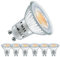 EACLL GU10 LED Warmweiss 6 Watt Ersetzt 75W Halogen Leuchtmittel, 6er-Pack, 660 Lumen 2700 Kelvin Birnen, AC 230V Flimmerfrei Strahler, Abstrahlwinkel 38 Grad Spot, Nicht Dimmbar Reflektor Lampen