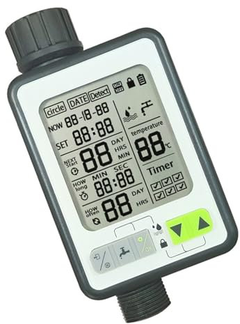 Sprinkler Timer, Watering Timer Automatic Rain Sensing Sprinkler Timer 3 Modes Programmable Water Timer for Lawn Garden Yard Care, Hose Timers