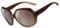 kunchu Vintage Sonnenbrille Damen Herren Polarisiert ÜberGroße-UV400 Schutz Groß Klassisch Trendy Retro Sonnenbrille für Damen Square Oversized Rahmen-Progressiver Tee