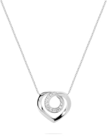 JETTE Damen-Kette 925er Silber, recycelt Zirkonia 32029961