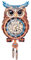DIY Holzpuzzle Modellbausatz für Dekorationen, 3D Holzpuzzle Erwachsene, 3D Puzzle Eule Uhr Model Kits, Praktisches Geschenk für Familie und Freunde(21 cm * 43 cm* 6.6cm)