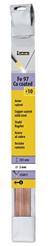 GYS - Baguettes Acier Cuivré - Ø2.0 - Lot de 10