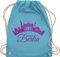 Shirtracer Turnbeutel Rucksack - Skyline Berlin Deutschland Germany - Unisize - Hellblau - beuteltasche stoff souvenir beutel stoffturnbeutel sportbeutel bags tasche bag turnsackerl gymsack turnsack