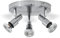 B.K.Licht - Deckenlampe für das Bad mit warmweißer Lichtfarbe, IP44, schwenkbar, LED Deckenleuchte, Badlampe, Badezimmerlampe, Küchenlampe, Feuchtraumleuchte, 21x10,6 cm, Matt-Nickel-Chrom