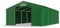 Das Company Lagerzelt 5x8m wasserdicht dunkelgrün Zelt 560g/m² PVC Plane hochwertig Zelthalle Summer SD - Faltpavillon, Gartenpavillon, Pavillon, Gartenhaus, Zeltgarage, Garagenzelt - Partyzelt