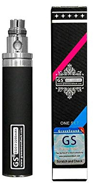 FOXFIVES GS Ego II 2200mah Huge Battery Edition 510 Nicotine Free Empty Device (Black)