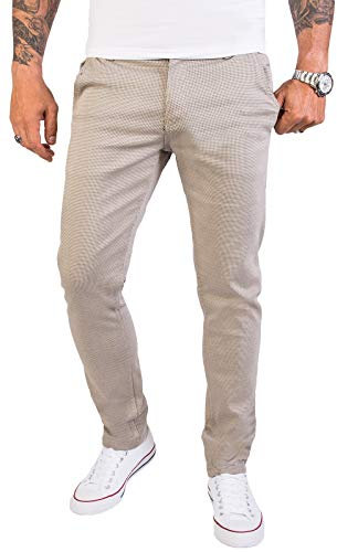 Rock Creek Herren Chino Hose Slim Fit Business Hosen Chinohose Stoffhose Chinos Hosen für Männer Casual Elegante Hose RC-2154 Beige W31 L32