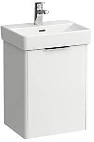 Laufen Base Waschtischunterschrank, Tür Links, für Waschtisch 815961, Farbe: Weiß glänzend