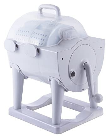 MiniMachine à laver portable, lave-linge écologique non électrique à manivelle, Machine à laver à déshydratation manuelle compacte, Machine à laver de camping Adapté aux appartements hôtels