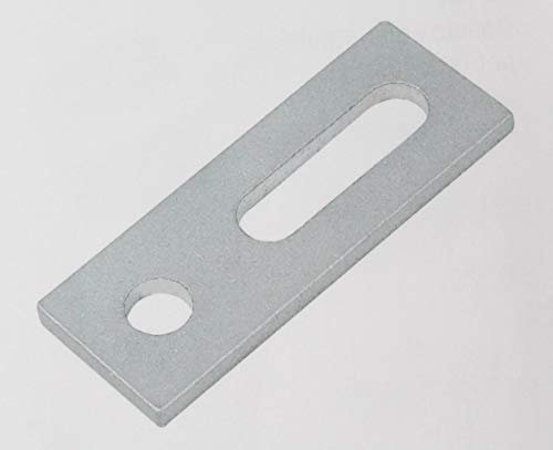 10x Adapterplatte Blech für M10 Stockschraube Edelstahl V2A Solar Schiene PV