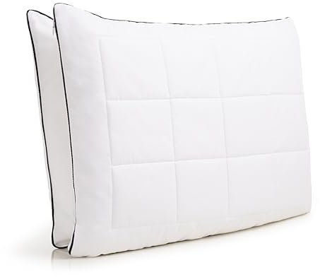 Kopfkissen Twins 46 x 66 cm Altenburg. Doppelter Komfort: Kombination von 2 Füllungen, passt sich an alle Schlafpositionen an. Faserkissen mit erstklassiger Technologie und Materialien