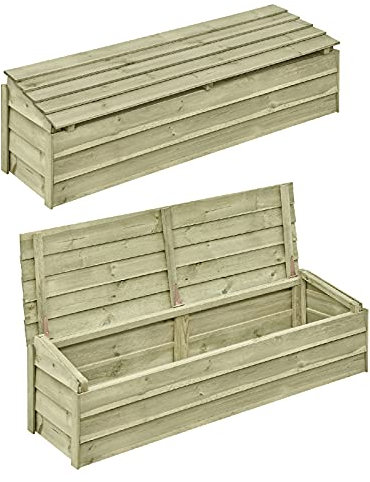 Gartenpirat Aufbewahrungsbox Smilla Kiefer KDI Stülpschalung 147 x 43 cm